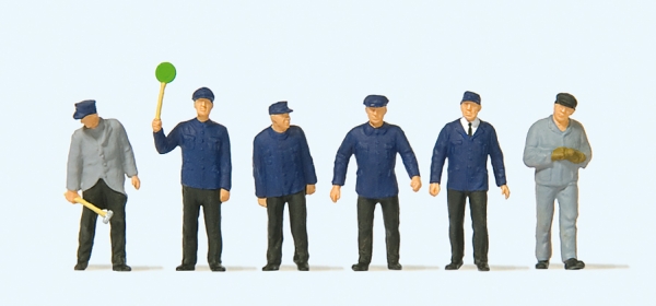 Preiser 14118 Bahnpersonal. Epoche III