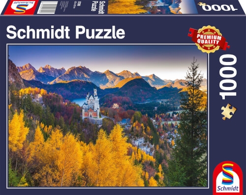 Schmidt Spiele 57390 Puzzle 1000 herbs Teile l. Neuschwans Teile ein