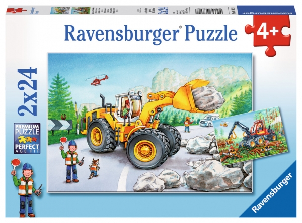 Ravensburger 07802 Bagger und Waldtraktor