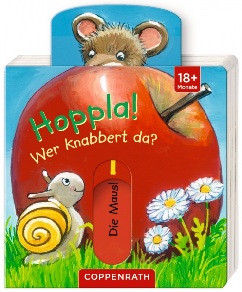 Coppenrath Verlag 61709 Mini-Pappe mit Schiebern: Hoppla! Wer knabbert da?