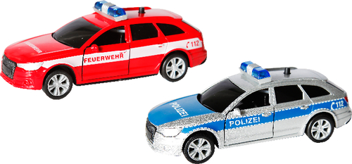 Polizeiauto mit Polizeikelle Speedzone mit Licht und Sound 