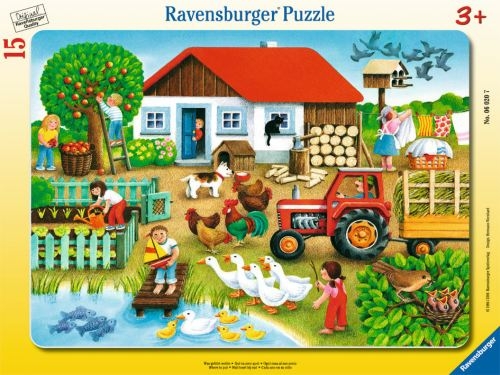 Ravensburger 6020 Was gehört wohin? 8-17 T. Rahmenpuzzles