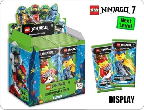 Durchgeknallt -Top Media 181559 LEGO Ninjago 7 Trading Cards Next Level