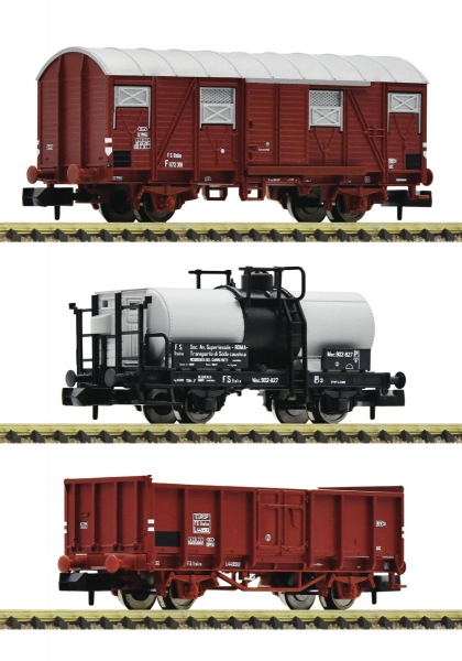 Fleischmann 880909 3-tlg. Set: Güterwagen, FS