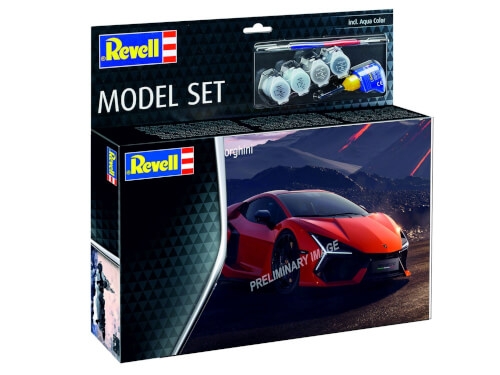 Revell 67723 Model Set Lamborghini Revuelto, Revell Modellbausatz mit Basiszubehör