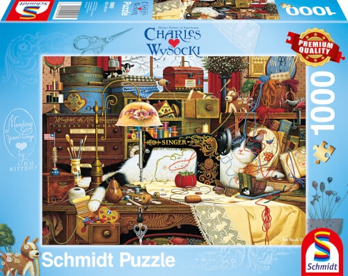 Schmidt Spiele 59993 Maggie, die Chaotin, Charles Wysocki Puzzle 1.000 Teile