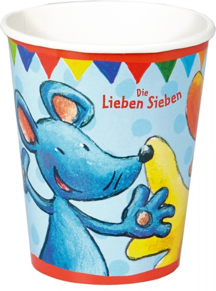 Die Spiegelburg 13255 Partybecher Die Lieben Sieben (8 St.)