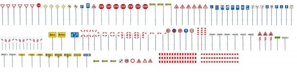 Faller 272449 Verkehrsschilder-Set