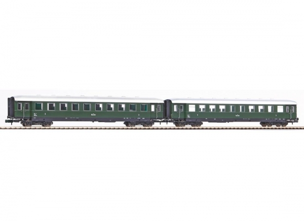 Piko 40622 N 2er Set Schürzeneilzugwagen ÖBB