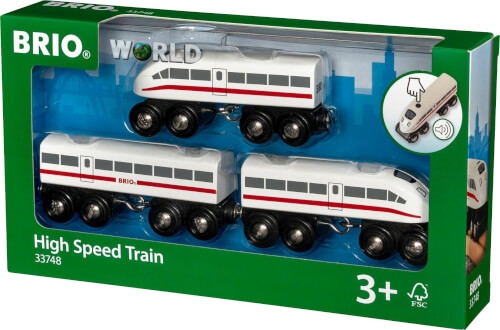 BRIO 63374800 Schnellzug mit Sound, 3teilig