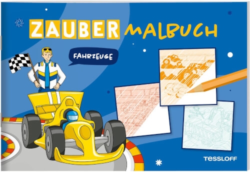 Tessloff 378864524 Zaubermalbuch. Fahrzeuge