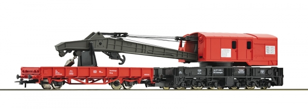 Roco 56240 Kranwagen mit Schutzwagen, DB AG