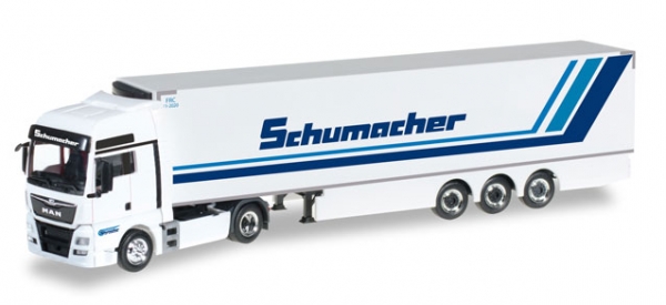 Herpa 306263 MAN TGX XXL Euro6 Kühlkoffer-Sattelzug "Spedition Schumacher"