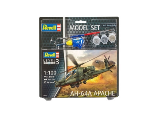 Revell 64985 Model Set AH-64A Apache