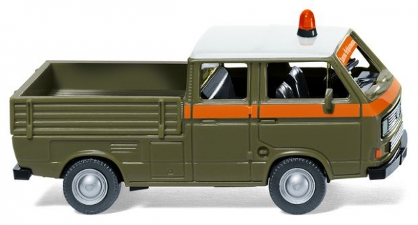 Wiking 029350 VW T3 Doppelkabine Transporter Schlotmann