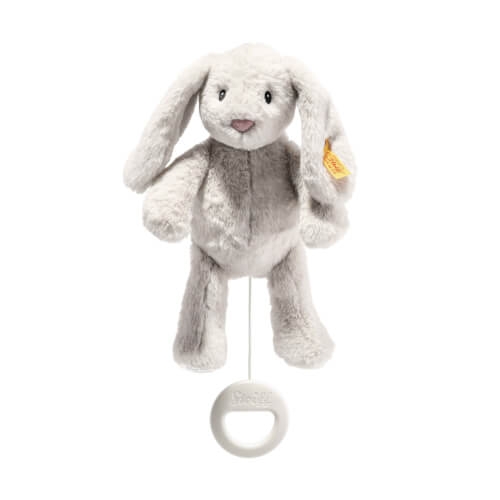 Steiff 242465 Hoppie Hase My first Spieluhr 26 hellgr.