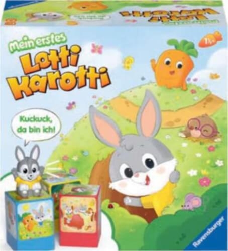 Ravensburger 20916 - Mein erstes Lotti Karotti, ein erstes Spiel für Kinder ab 1 # Jahren des Kinder