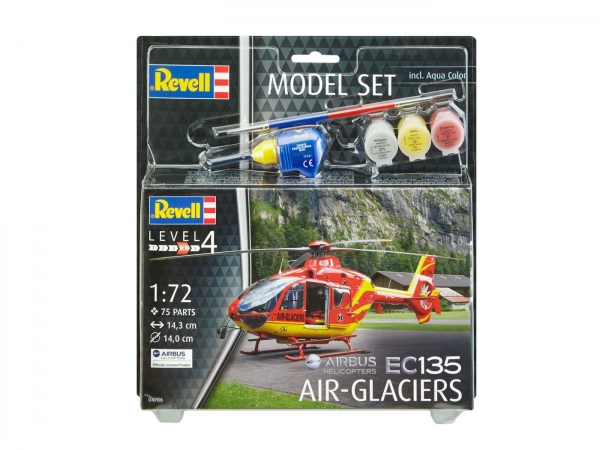 Revell 64986 Model Set EC135 AIR-GLACIERS