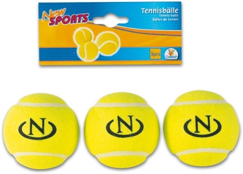 Vedes 74201229 New Sports Tennisbälle 3 Stück