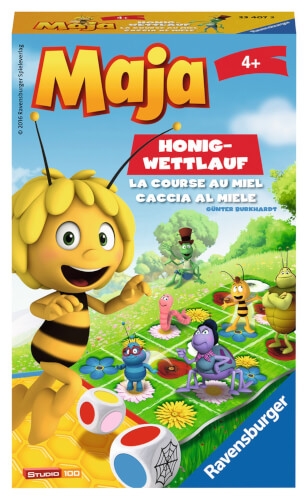 Ravensburger 23407 Biene Maja Honig-Wettlauf Mitbringspiel