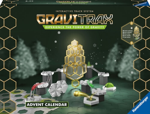 Ravensburger GraviTrax Adventskalender - Ideal für GraviTrax Anfänger und Fans, Konstruktionsspielze