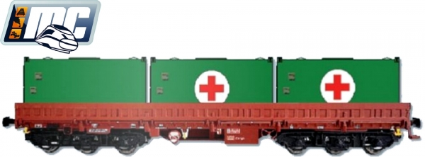 NPE NV23167 Schwerlastwagen Samms-u 454, braun, DB AG BW-Kabinen V