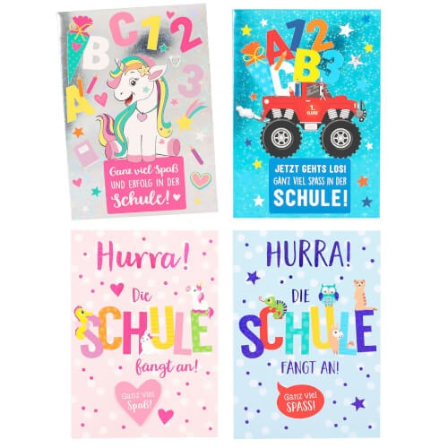 Depesche 11826 Klappkarten Schule - Vier Jahreszeiten