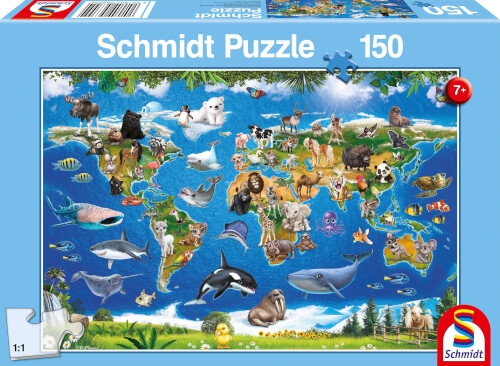 Schmidt Spiele Puzzle Lococo Tierwelt 150 Teile