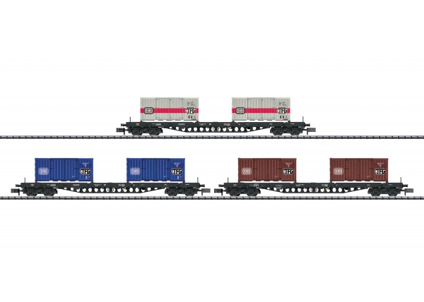 Trix 15961 Güterwagen-Set Containertrans