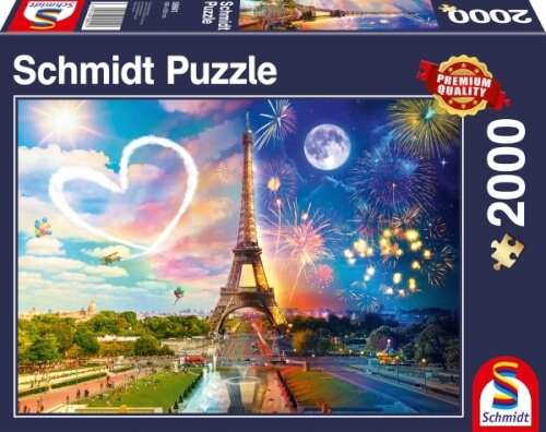 Schmidt Spiele Puzzle: Paris, Tag und Nacht 2000 Teile