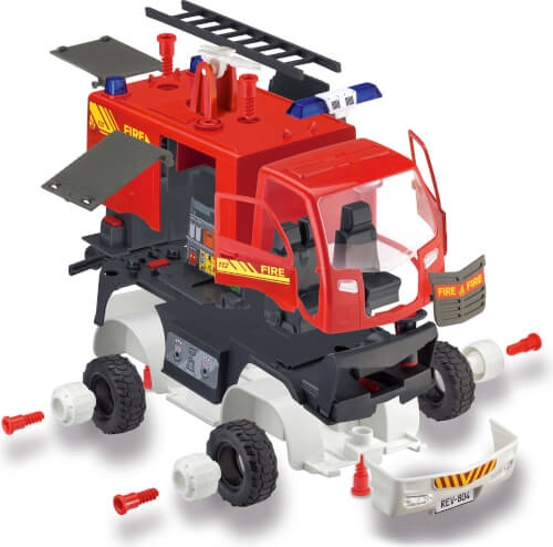 REVELL 00819 Junior Kit Feuerwehrwagen mit Figur 1:20, ab 4 Jahre
