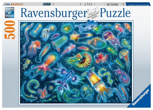 Ravensburger Puzzle 17375 Farbenfrohe Quallen - 500 Teile Puzzle für Erwachsene und Kinder ab 12 Jah