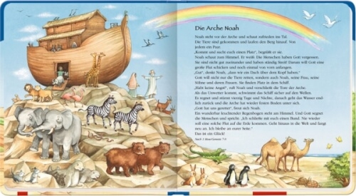 Coppenrath 61927 Der kleine Himmelsbote - Meine erste große Kinderbibel, Pappbilderbuch, 25 Geschich