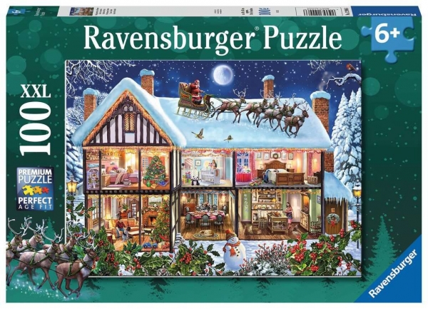 Ravensburger 12996 Puzzle Weihnachten zu Hause
