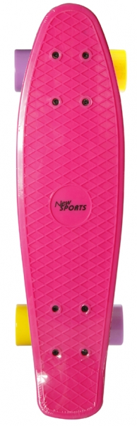 Vedes 73415756 New Sports Kickboard pink gelb/lila, ABEC 7