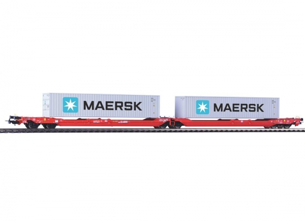 Piko 54775 Taschenwagen T3000e Wascosa "Maersk" Container