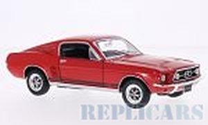 Welly 22522 Ford Mustang GT Fastback, red