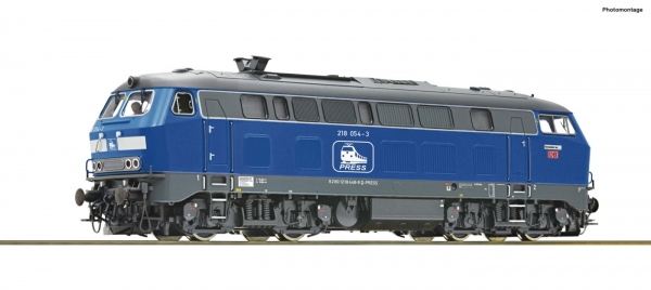 Roco 70754 Diesellokomotive 218 054-3, PRESS