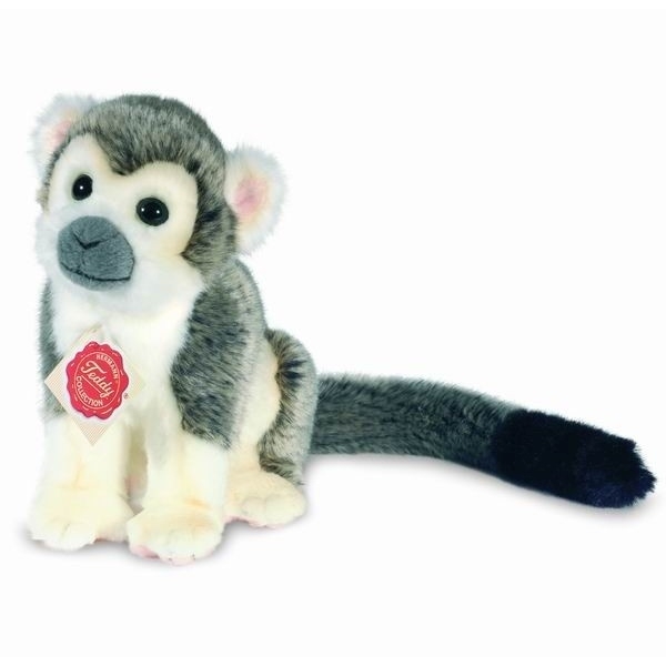 Teddy Hermann 92917 Äffchen grau 17 cm