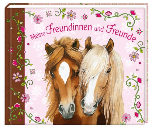 Coppenrath 8025 Meine Freundinnen und Freunde - Eintragbuch Pferdefreunde, 96 Seiten, ab 5 Jahren