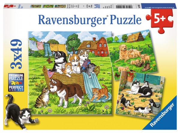 Ravensburger 08002 Süße Katzen und Hunde