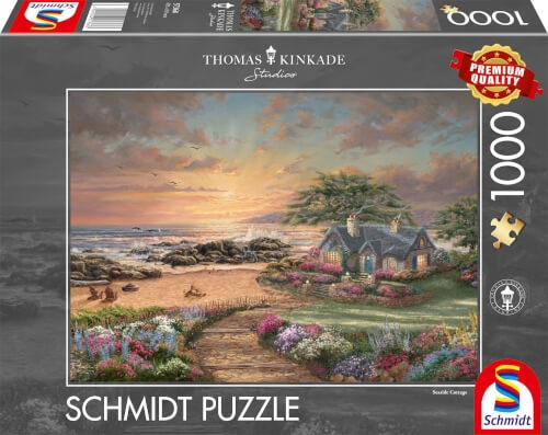 Schmidt Spiele 57368 Puzzle 1000 Teile Kinkade Seaside Co Teile Teile age