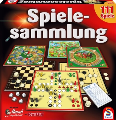 Schmidt Spiele 49139 111er Spielsammlung, 2 bis 6 Spieler, ab 6 Jahre