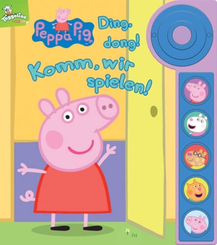 Peppa Pig - Ding Dong! Komm, wir spielen! , Kinderbuch ab 18 Monaten