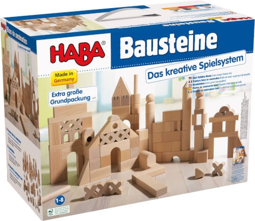 Haba 1001077001 Basisbausteine Extra große Grundpackung