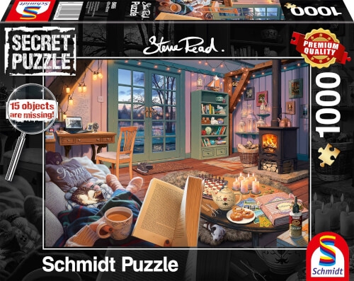 Schmidt Spiele 59655 Secret Puzzle Im Ferienhaus 1000 Teile