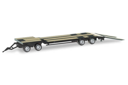 Herpa 076142-009 Goldhofer TU4-Anhänger, schwarz