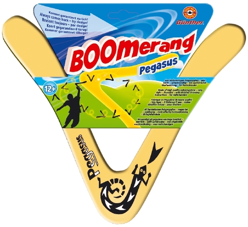 Paul Günther 1374 Pegasus Boomerang ca. 25 cm