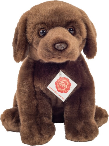 Teddy Hermann 91958 Labrador sitzend dunkelbraun 25 cm