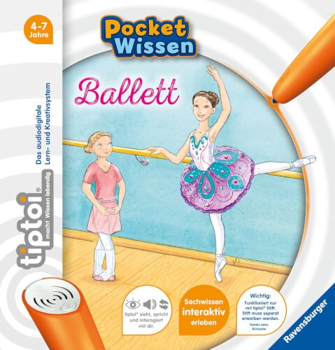 Ravensburger 55412 tiptoi® Pocket Wissen: Ballett - F18